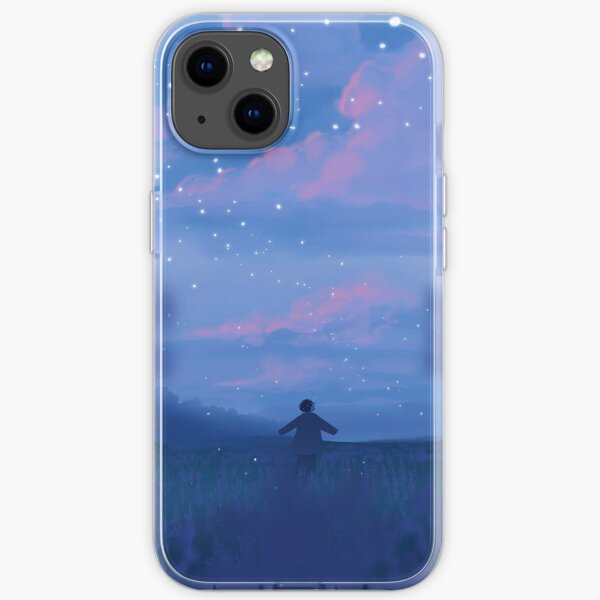 lavender fields and the bluest dawns iPhone Soft Case