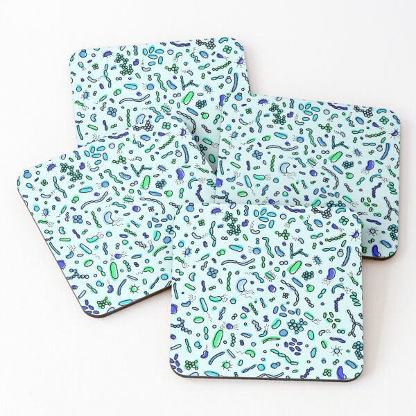 Item preview, Blue Microbe Party! designed and sold by ktbelliss.