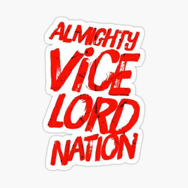 Almighty VL Nation 5 T-Shirt Vice Lords All is Well AVLN