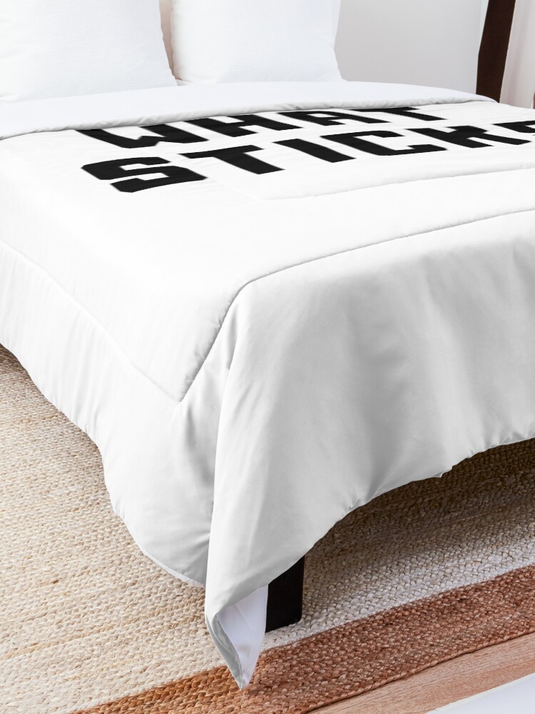 Alternate view of SEE WHAT STICKS Comforter
