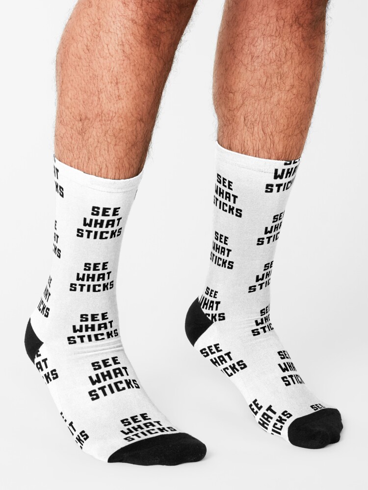 Alternate view of SEE WHAT STICKS Socks
