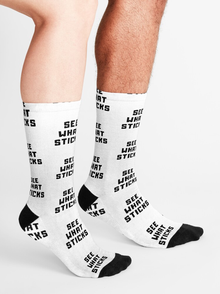 Alternate view of SEE WHAT STICKS Socks