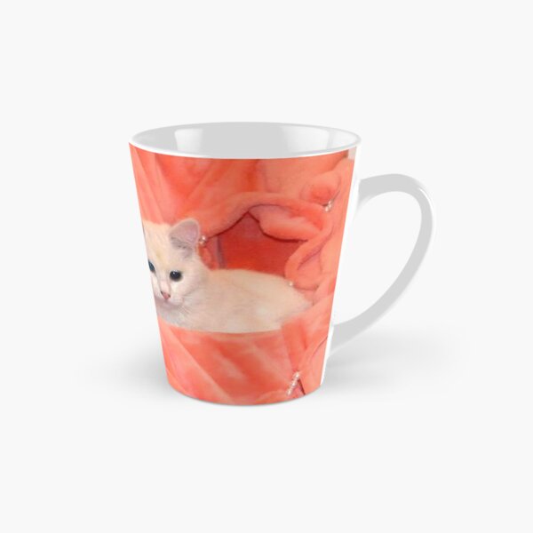 Item preview, RAISSA KAHINA 1 Queen of the Berbers white cat blanket pink orange cute sweet portrait photo designed and sold by dragonemma.