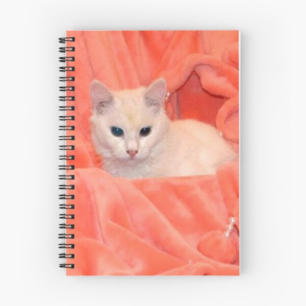 Item preview, RAISSA KAHINA 1 Queen of the Berbers white cat blanket pink orange cute sweet portrait photo designed and sold by dragonemma.