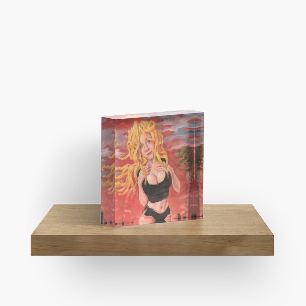 BLUE JEAN BABY QUEEN w/o the blue jeans Acrylic Block
