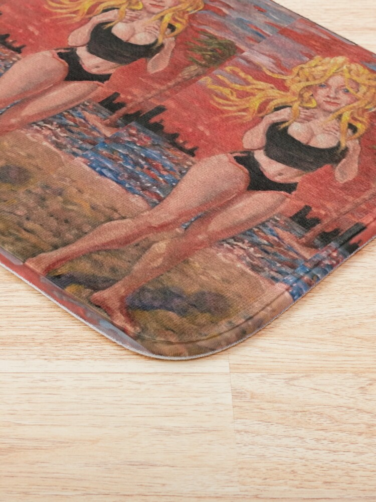Alternate view of BLUE JEAN BABY QUEEN w/o the blue jeans Bath Mat