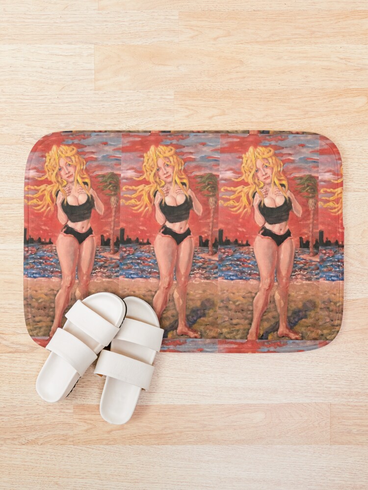 Alternate view of BLUE JEAN BABY QUEEN w/o the blue jeans Bath Mat