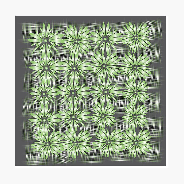 Item preview, Postcard with floral background designed and sold by Ludmilka.