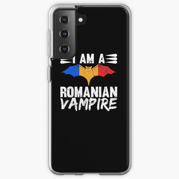 Romanian Vampire Romania Flag Colors Halloween Transylvania Samsung Galaxy Soft Case