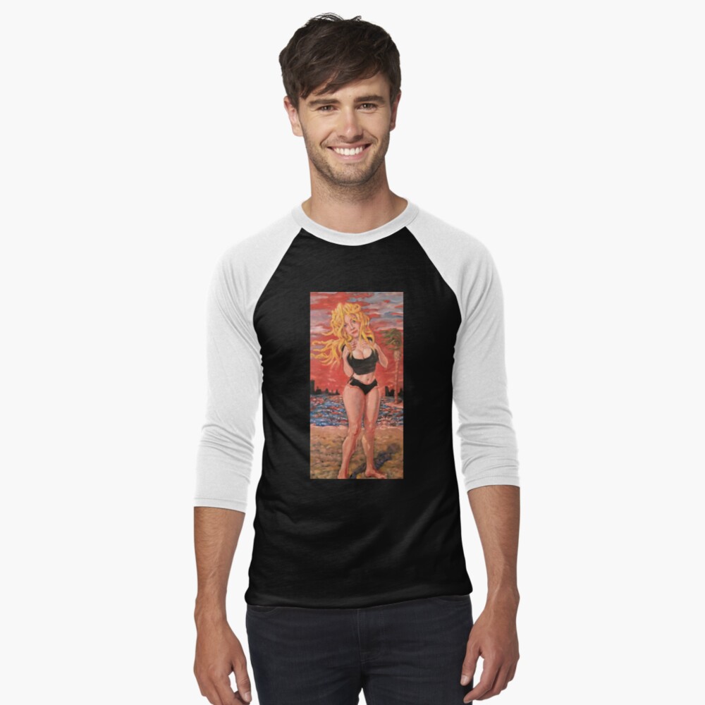 Item preview, Baseball ¾ Sleeve T-Shirt designed and sold by RetinalKandy.