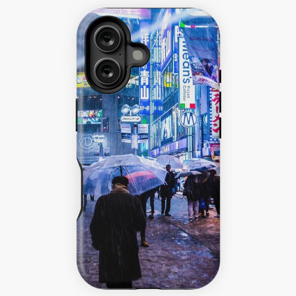 From My Umbrella - Snowy Night iPhone Tough Case