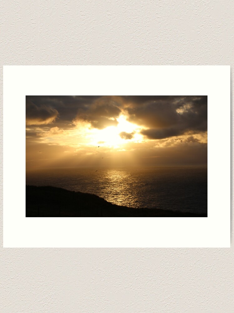 Alternate view of Troup sunset Art Print