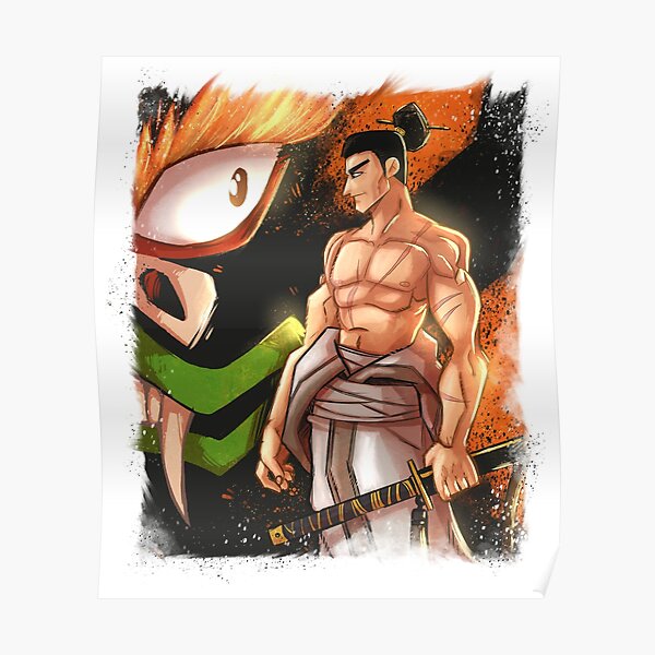 Samurai Jack and Aku Poster