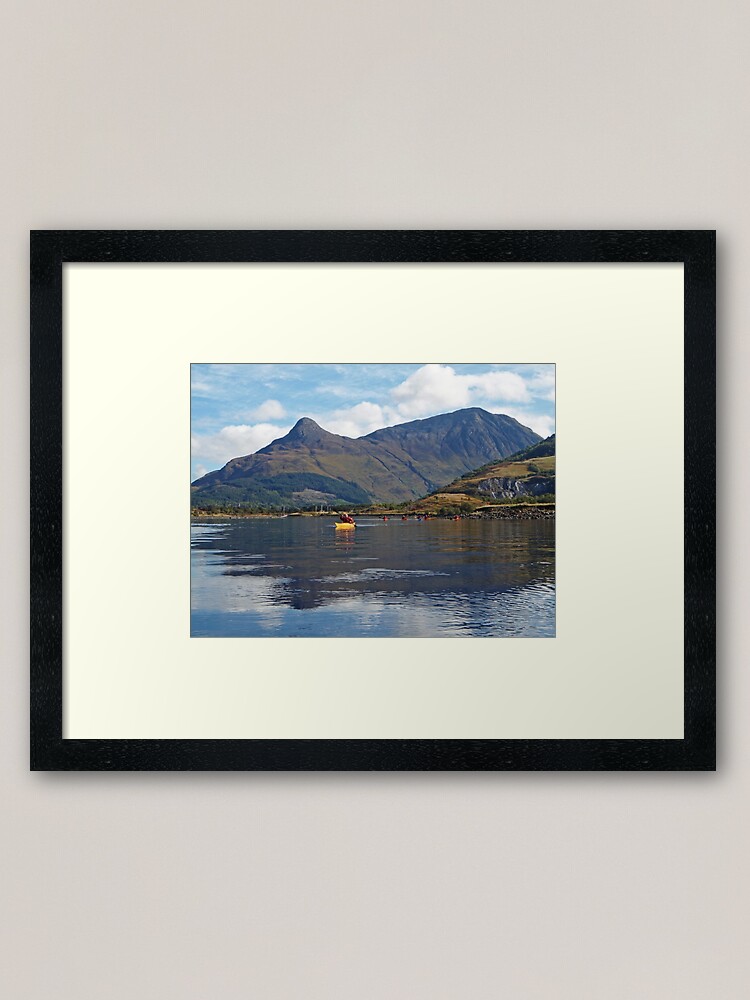 Alternate view of Reflective paddling Framed Art Print