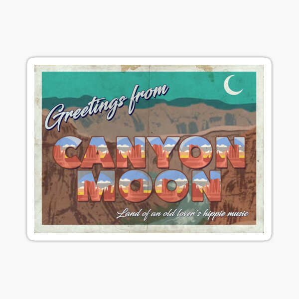 Postal Canyon Moon - Harry Styles Pegatina