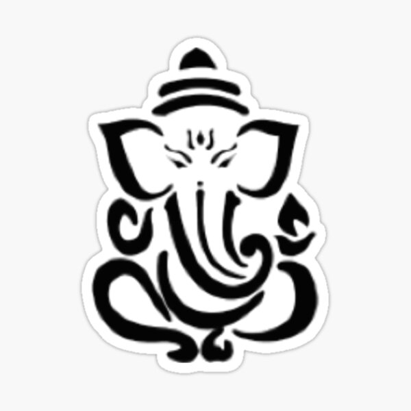 Share more than 83 ganpati logo black and white latest - ceg.edu.vn