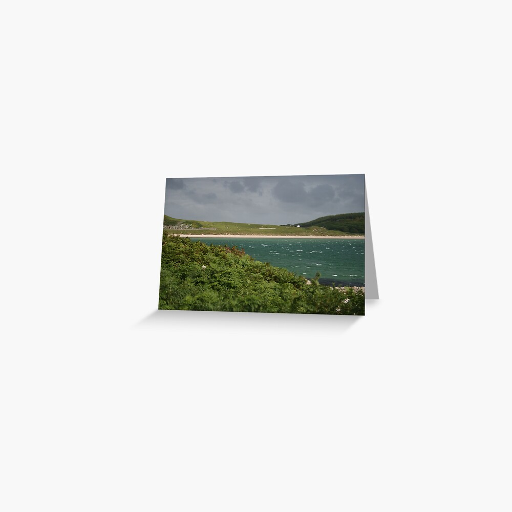Blue-green sea Greeting Card