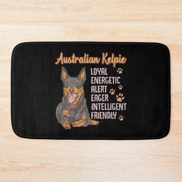 Item preview, Cute Australian Kelpie Loyal & Friendly Dog Distressed designed and sold by perfectpresents.