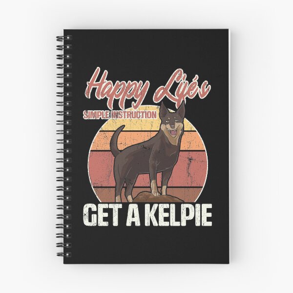 Item preview, Get An Australian Kelpie For Happiness Distressed designed and sold by perfectpresents.