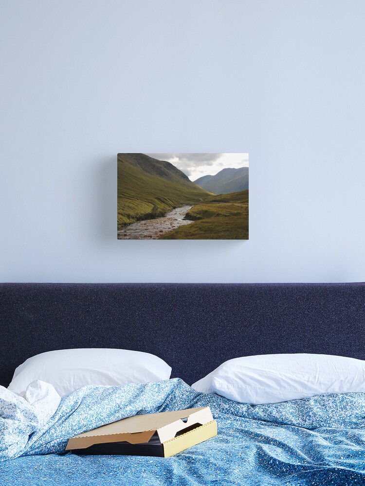 Thumbnail 2 of 3, Canvas Print, Glen Etive designed and sold by orcadia.