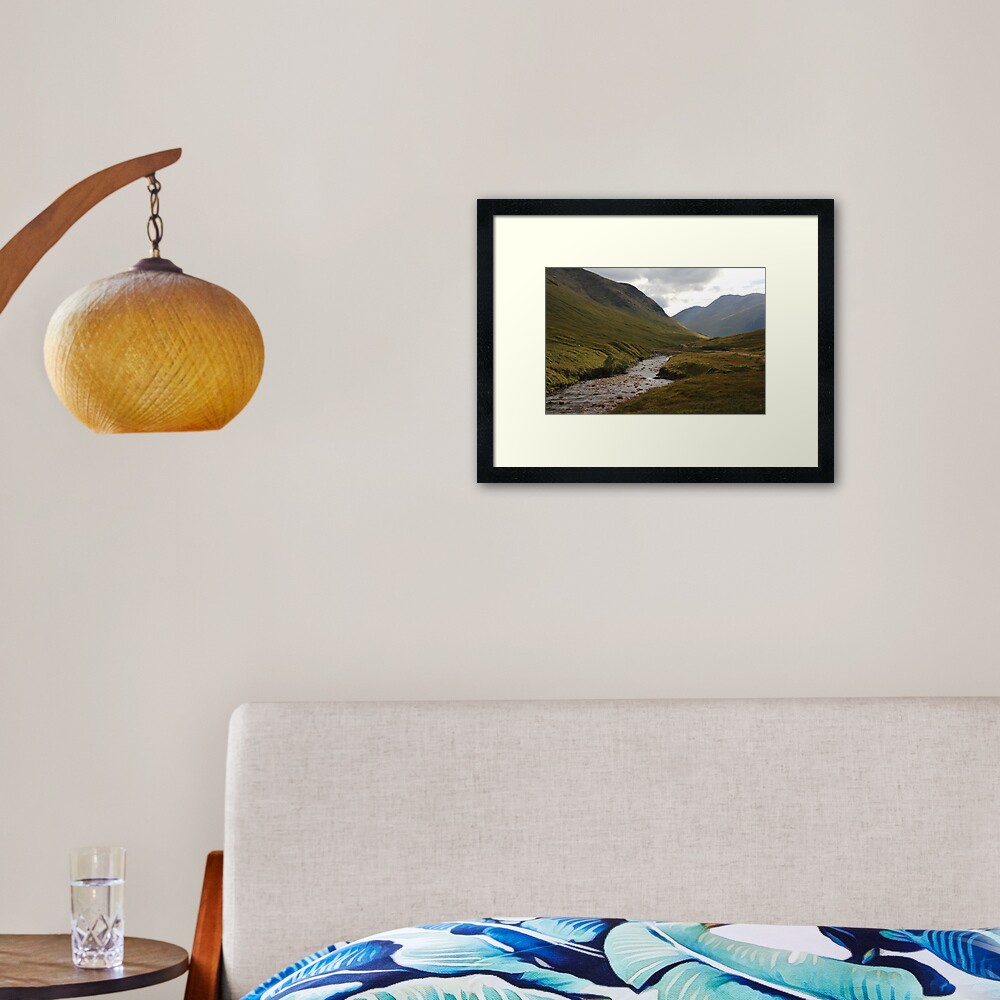 Glen Etive Framed Art Print