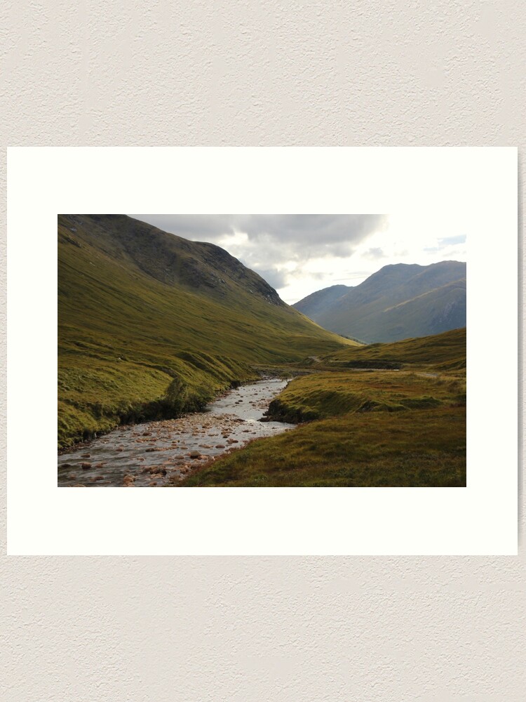 Thumbnail 1 of 3, Art Print, Glen Etive designed and sold by orcadia.