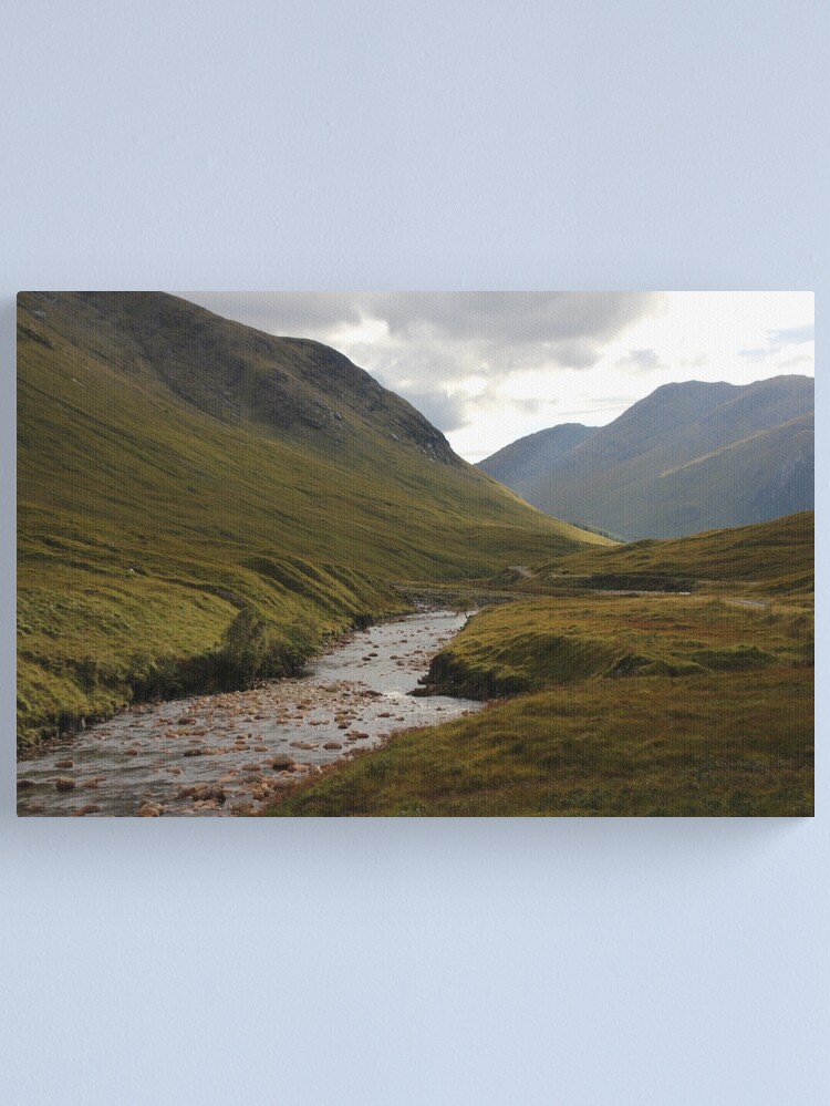 Thumbnail 1 of 3, Canvas Print, Glen Etive designed and sold by orcadia.