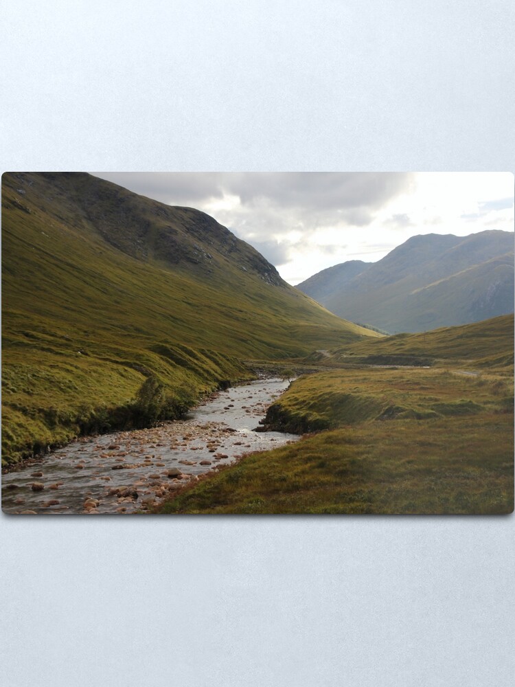 Alternate view of Glen Etive Metal Print