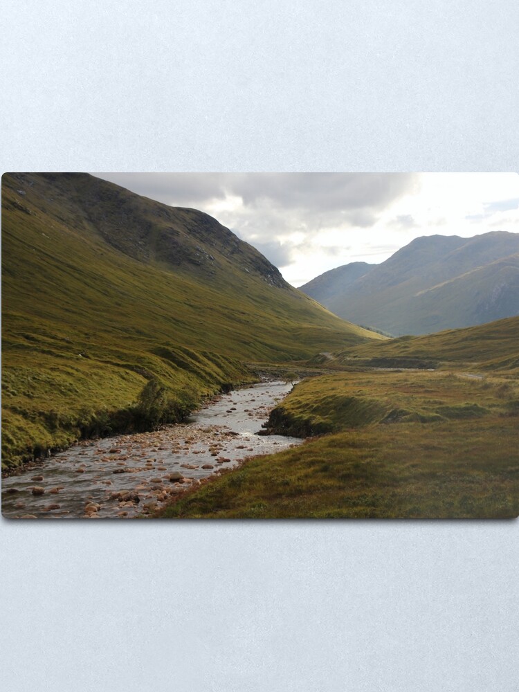 Alternate view of Glen Etive Metal Print
