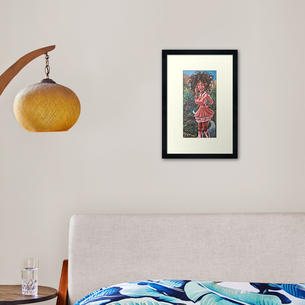 WHATEVA Framed Art Print