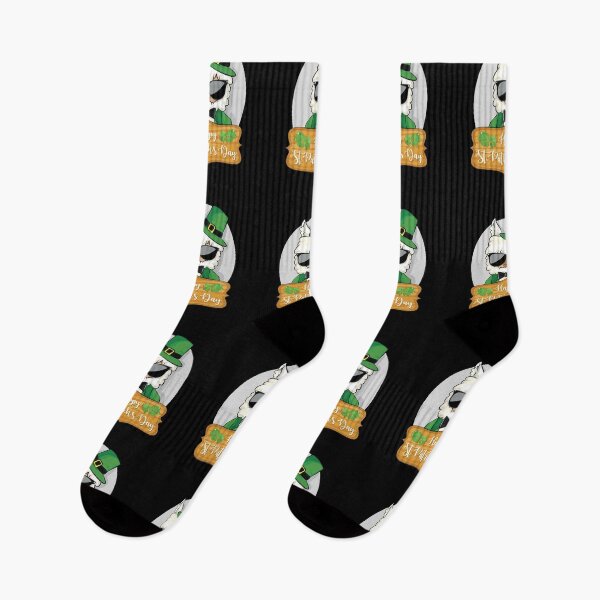 Item preview, Cute Llama Happy St Patrick's Day Dark designed and sold by funnierthanthou.