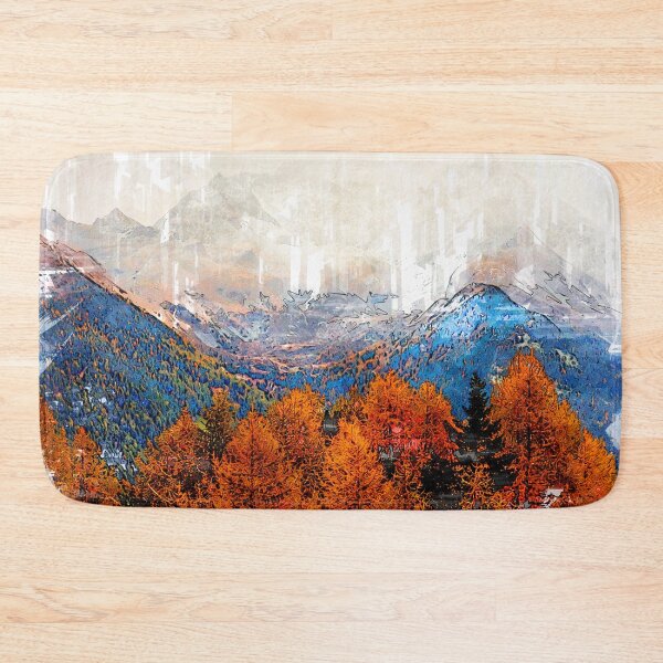Item preview, Scenic Autumn Vibe From The Zillertal Alps In Italy designed and sold by ColortrixArt.