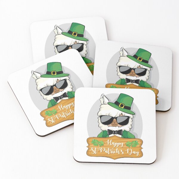 Item preview, Cute Llama Happy St Patrick's Day Light designed and sold by funnierthanthou.