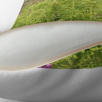 Alternate view of Foxgloves Throw Pillow