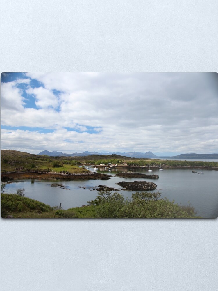 Alternate view of Applecross Metal Print