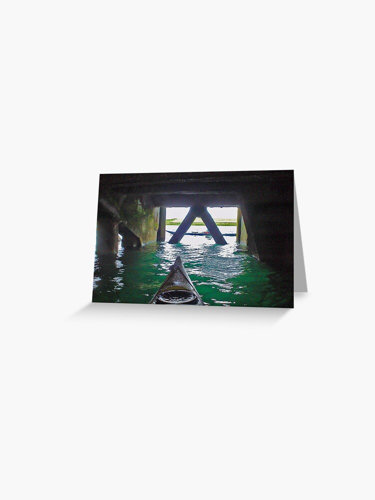 Thumbnail 1 of 2, Greeting Card, Below the pier designed and sold by orcadia.
