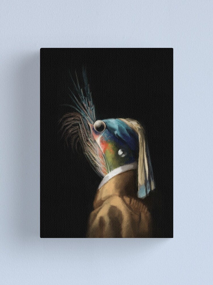 Alternate view of Krill WIth A Pearl Earring Canvas Print