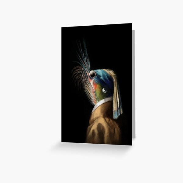 Krill WIth A Pearl Earring Greeting Card