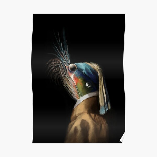 Krill WIth A Pearl Earring Poster