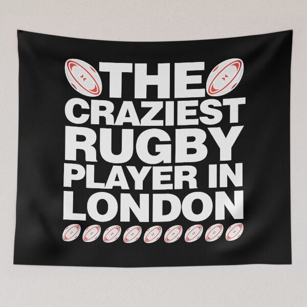 Item preview, The Craziest Rugby Player in London designed and sold by elhefe.