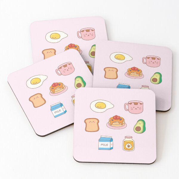 Item preview, Cute Breakfast Food - Pink Foodie Lover designed and sold by noryushi.