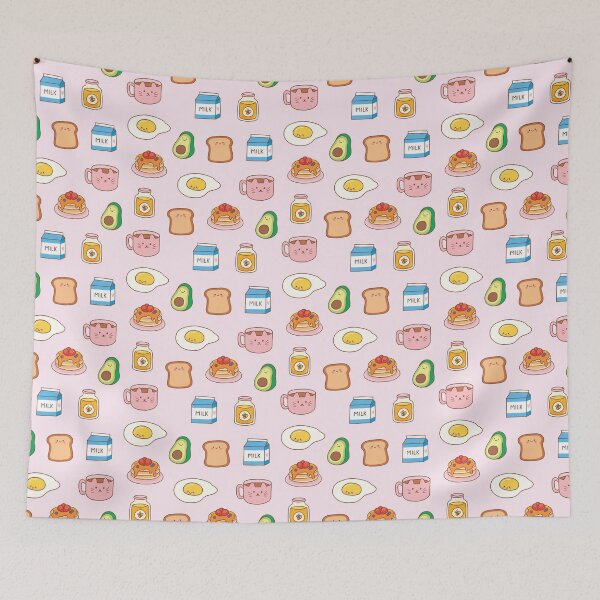 Item preview, Cute Breakfast Food - Pink Foodie Lover designed and sold by noryushi.