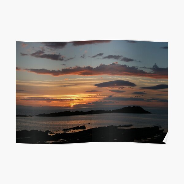 Gamrie Sunset Poster