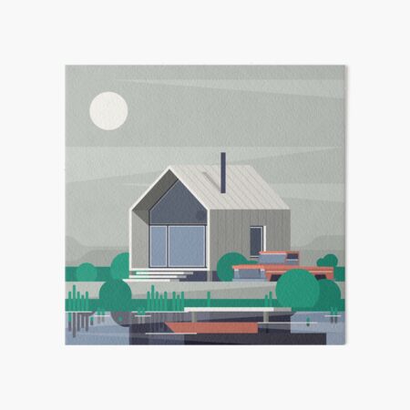 Tiny Home Art Board Print