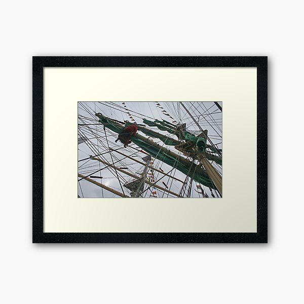 Working on high Framed Art Print