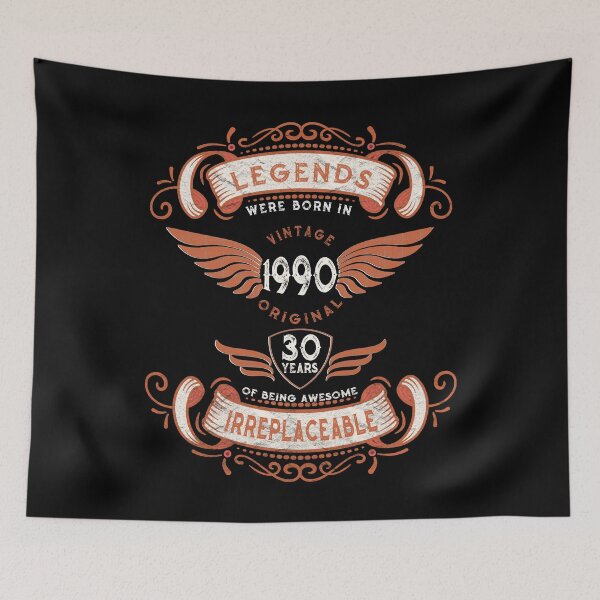 Item preview, Born in 1990 Born in 1990 - 30th birthday Funny gift designed and sold by Dubbra.