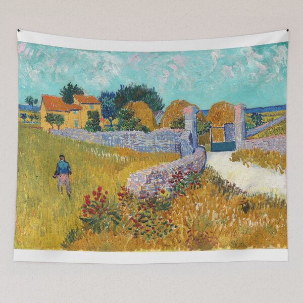 Item preview, Farmhouse in Provence - Vincent Van Gogh designed and sold by NewNomads.