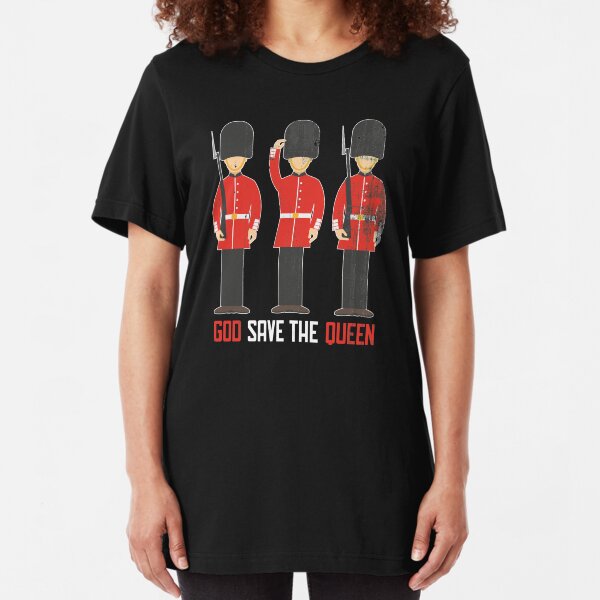 queen england london Slim Fit T-Shirt