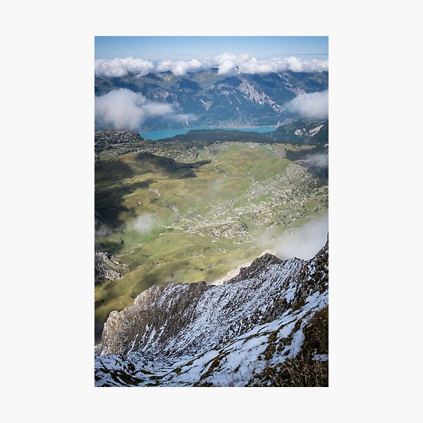 Lake Brienz from Faulhorn, Switzerland Photographic Print