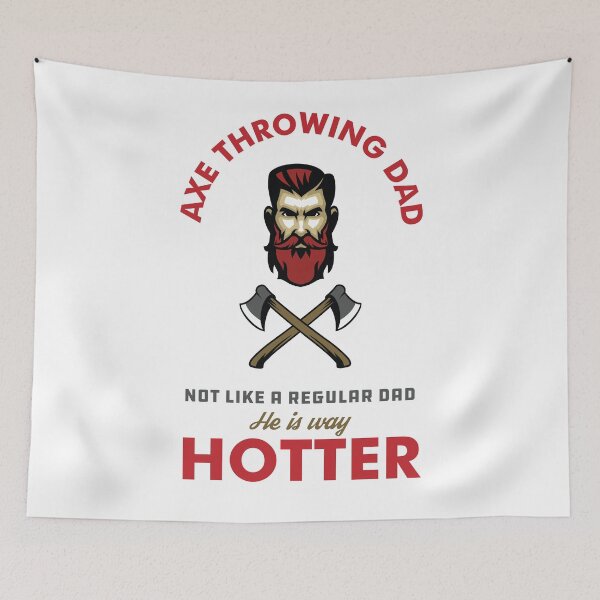 Item preview, Axe Throwing Dad Not Like A Regular Dad He Is Way Hotter Light designed and sold by funnierthanthou.